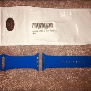 🆕 42mm WantsMall Royal Blue Silicone Band
